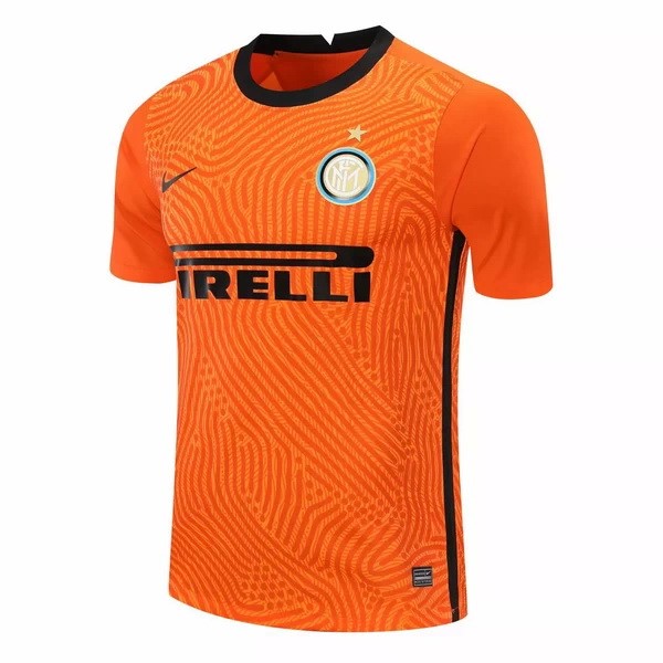 Camiseta Inter De Milán Portero 2020/21 Naranja